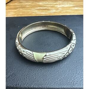 Sequin Nordstrom Multicolor Gold Tone Statement Enamel Bangle Bracelet # 106